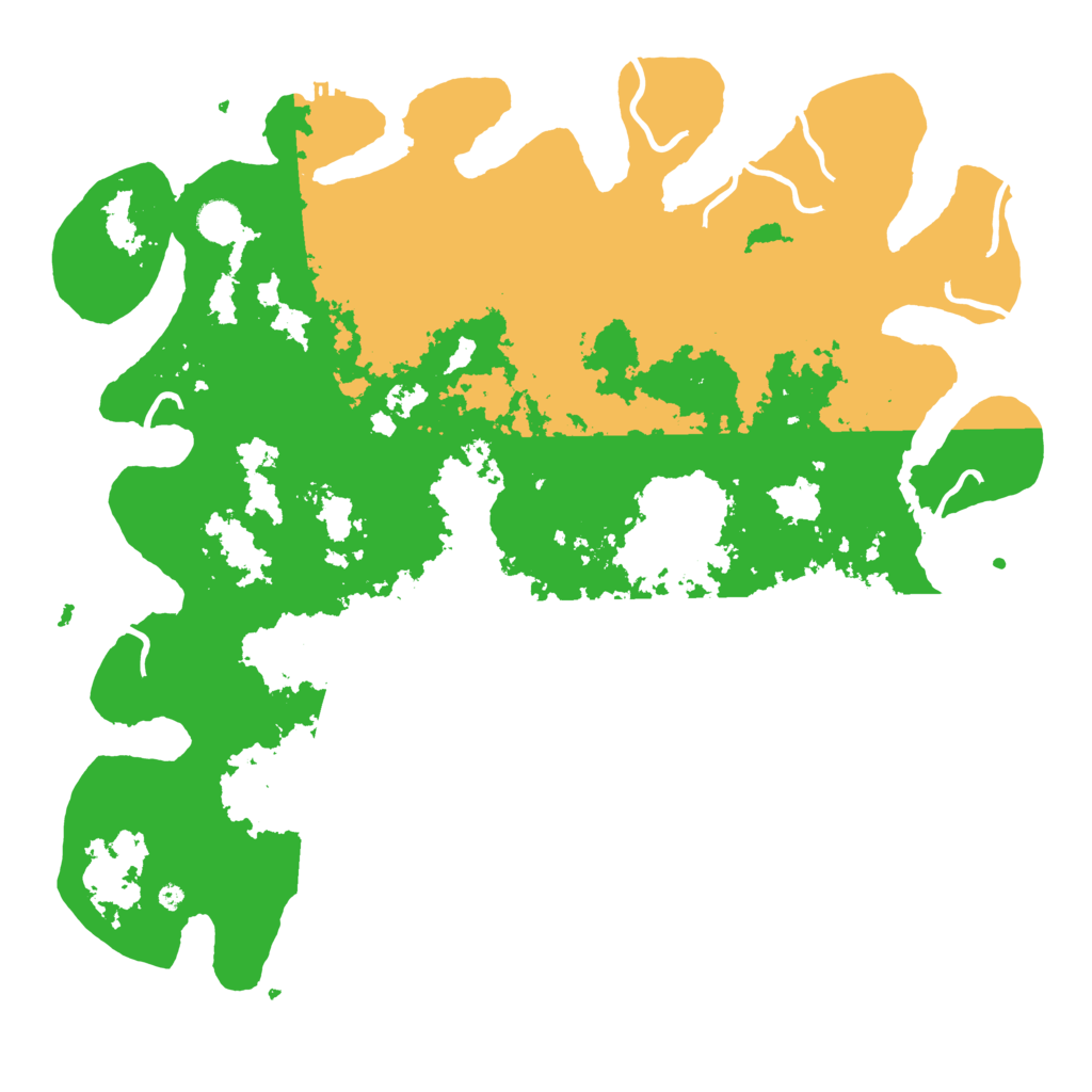 Biome Rust Map: Procedural Map, Size: 4500, Seed: 2021881169