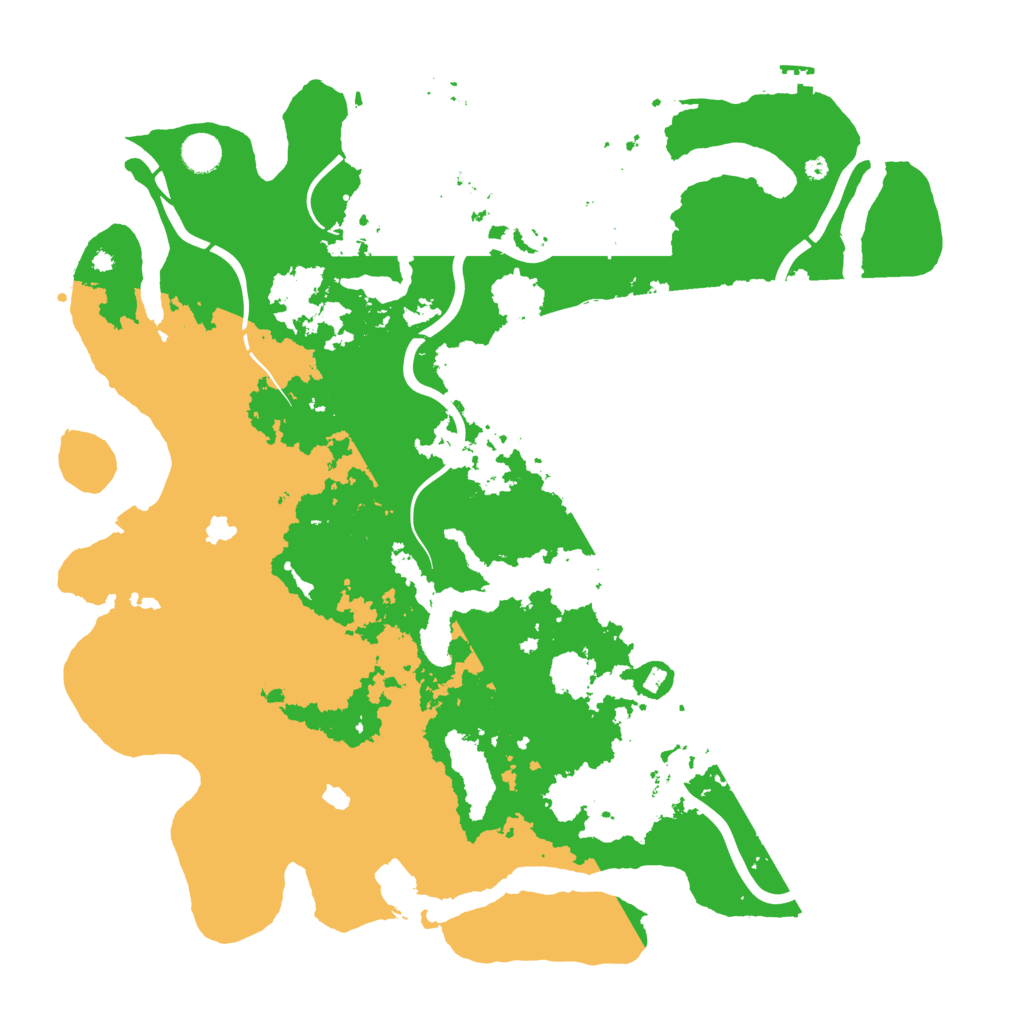 Biome Rust Map: Procedural Map, Size: 4500, Seed: 54465654