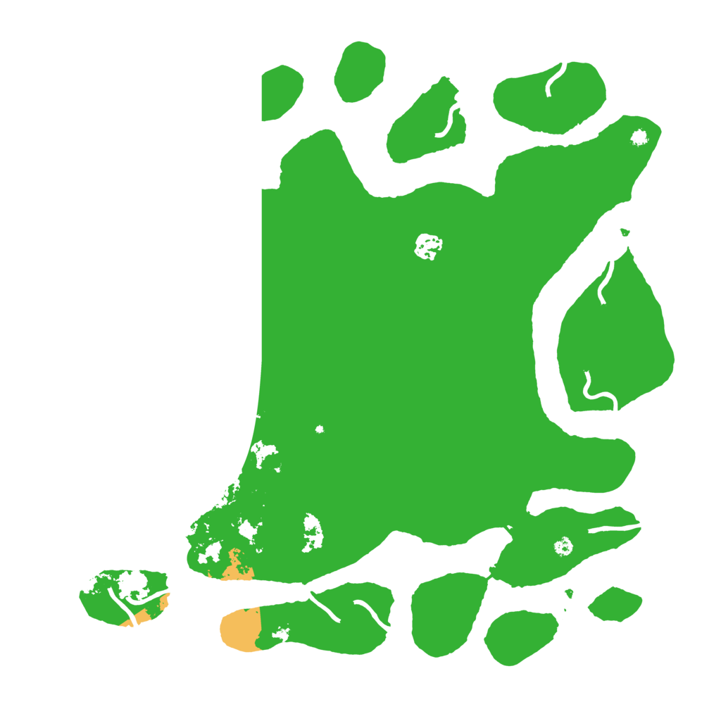 Biome Rust Map: Procedural Map, Size: 4000, Seed: 335425