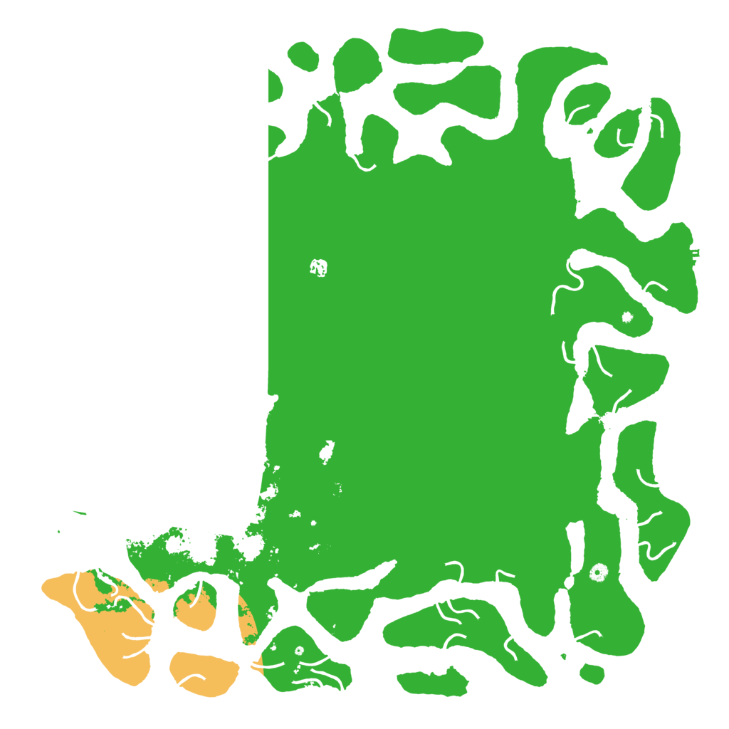 Biome Rust Map: Procedural Map, Size: 6000, Seed: 84535435