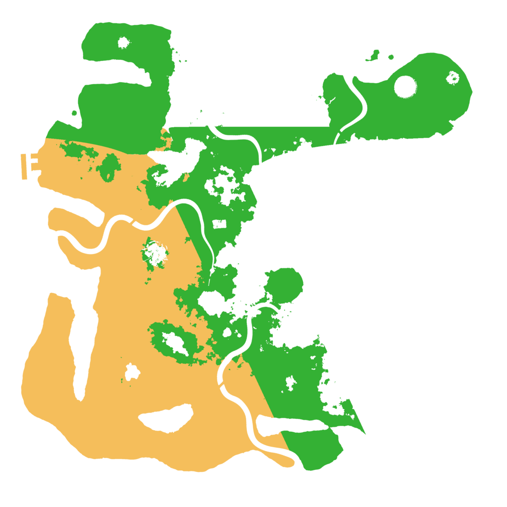 Biome Rust Map: Procedural Map, Size: 4000, Seed: 208455
