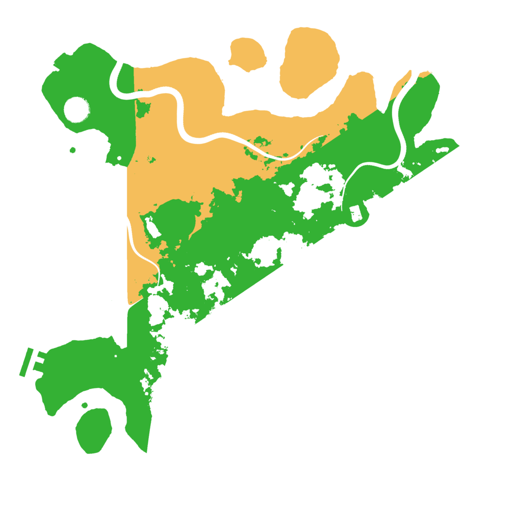 Biome Rust Map: Procedural Map, Size: 3500, Seed: 3456783
