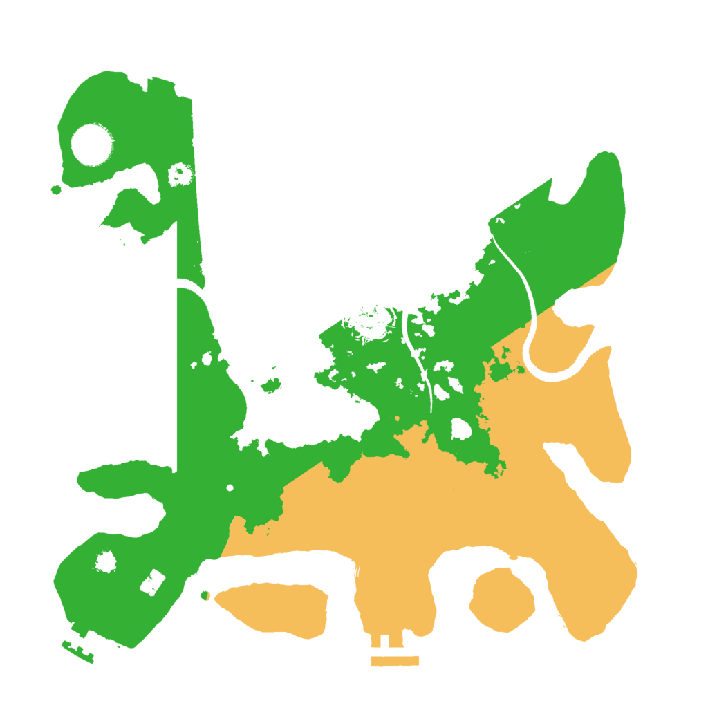 Biome Rust Map: Procedural Map, Size: 3000, Seed: 194922