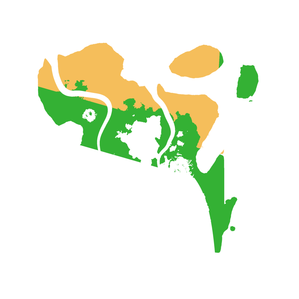 Biome Rust Map: Procedural Map, Size: 2337, Seed: 2147483647