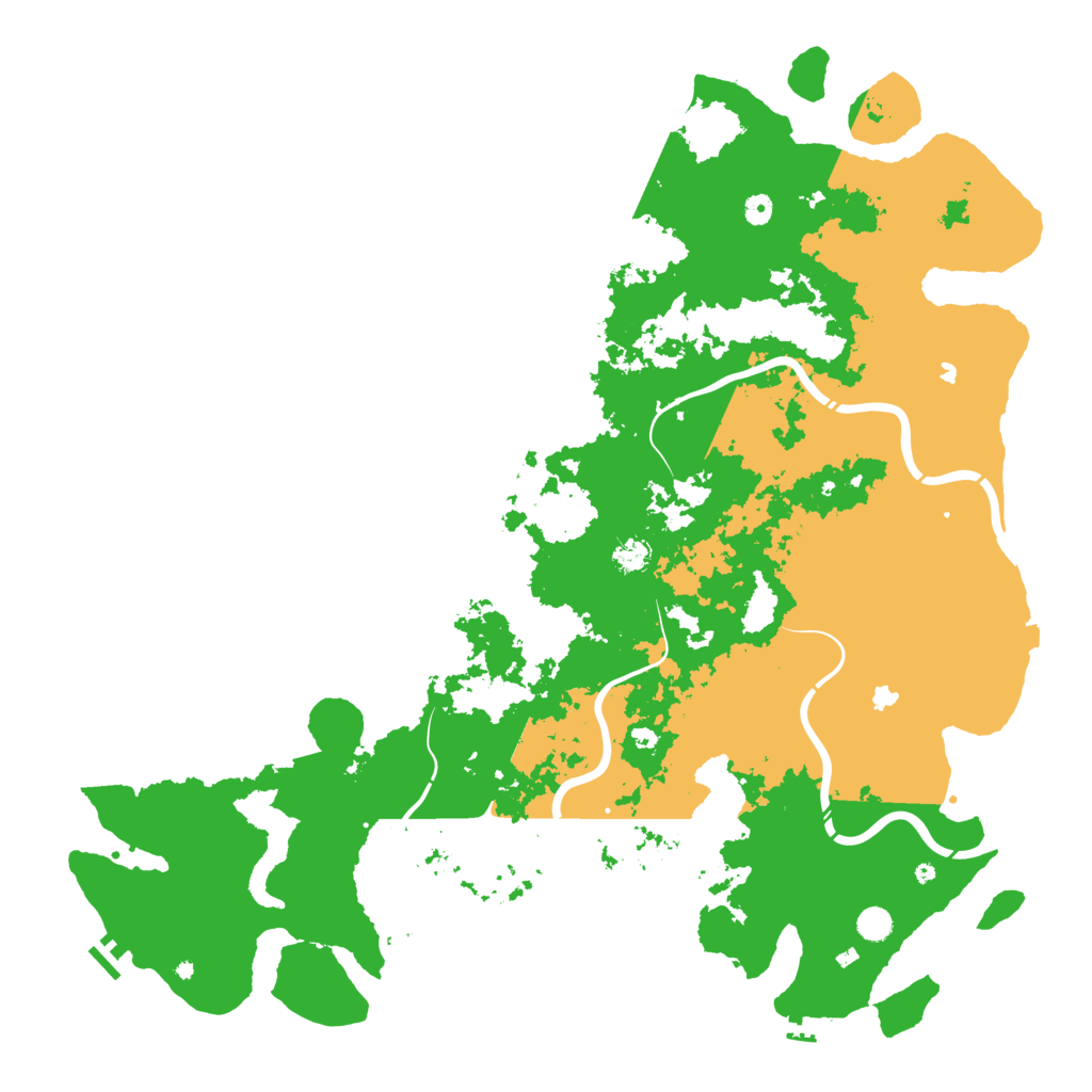 Biome Rust Map: Procedural Map, Size: 5500, Seed: 20060210