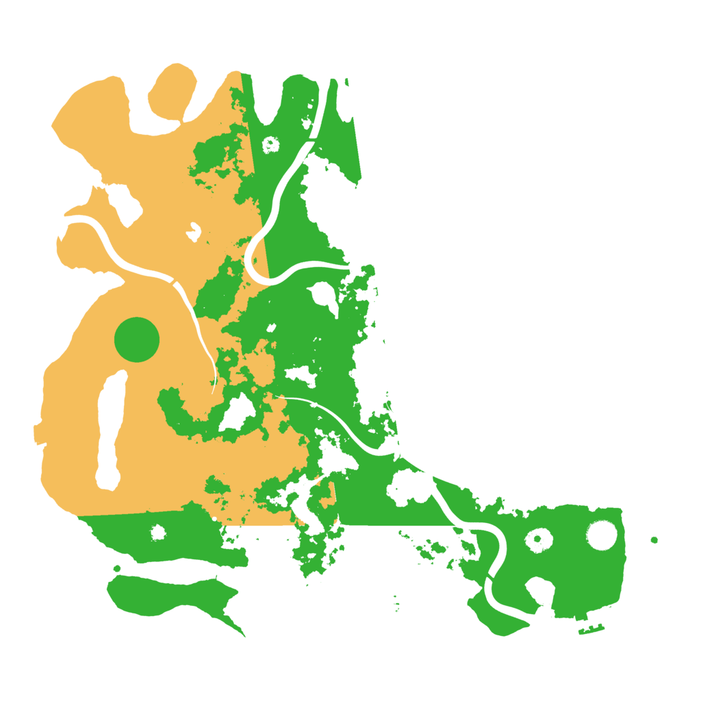 Biome Rust Map: Procedural Map, Size: 4096, Seed: 48377812