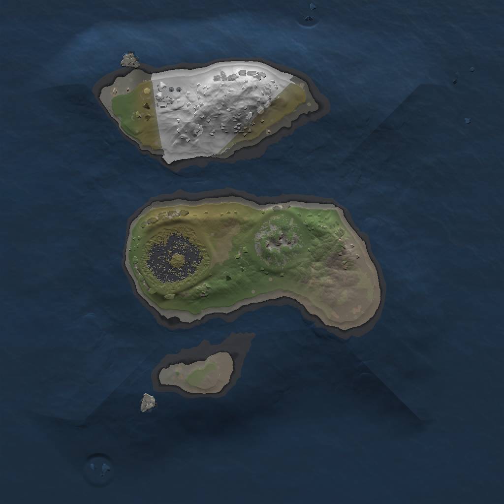 Rust Map: Procedural Map, Size: 1500, Seed: 485852069, 2 Monuments