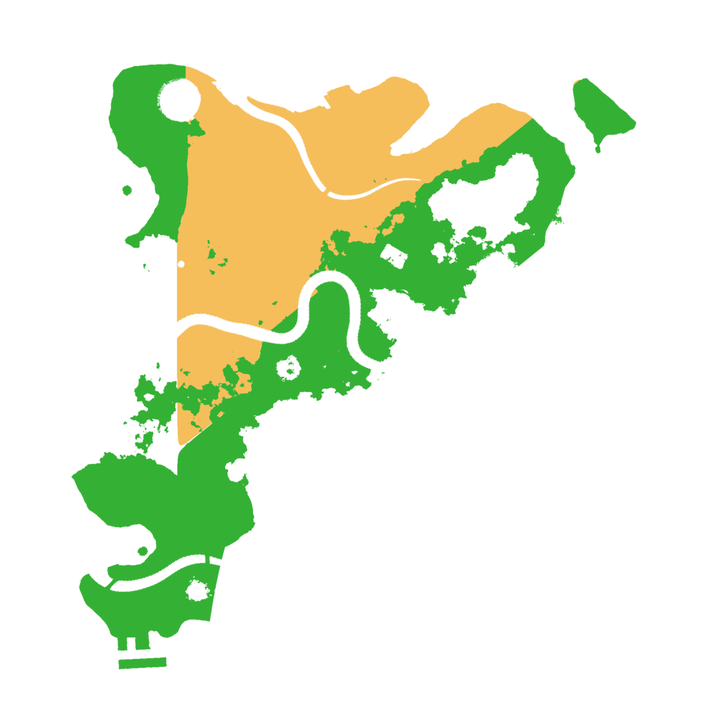 Biome Rust Map: Procedural Map, Size: 3000, Seed: 2421319