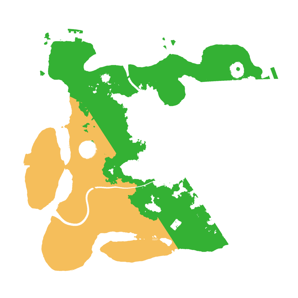 Biome Rust Map: Procedural Map, Size: 3000, Seed: 696969694