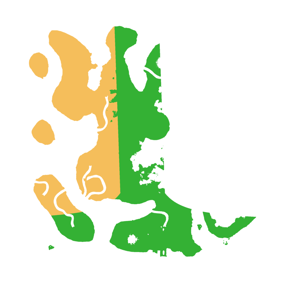 Biome Rust Map: Procedural Map, Size: 2800, Seed: 50700