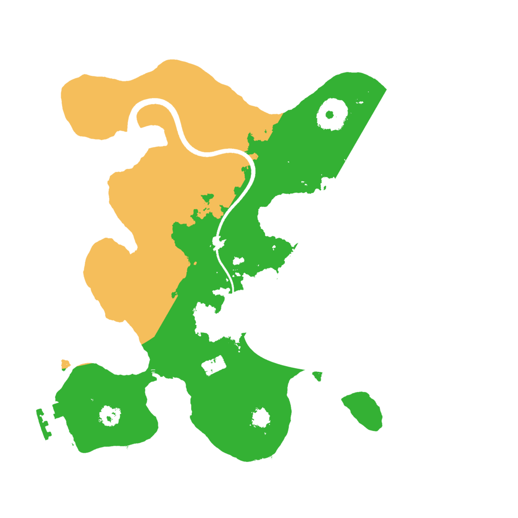 Biome Rust Map: Procedural Map, Size: 2500, Seed: 575