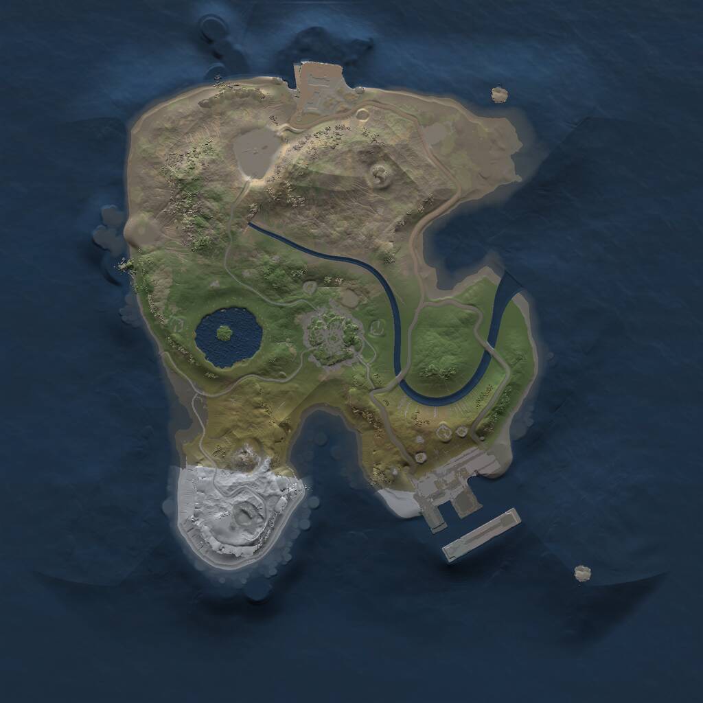 Rust Map: Procedural Map, Size: 1700, Seed: 562021, 3 Monuments