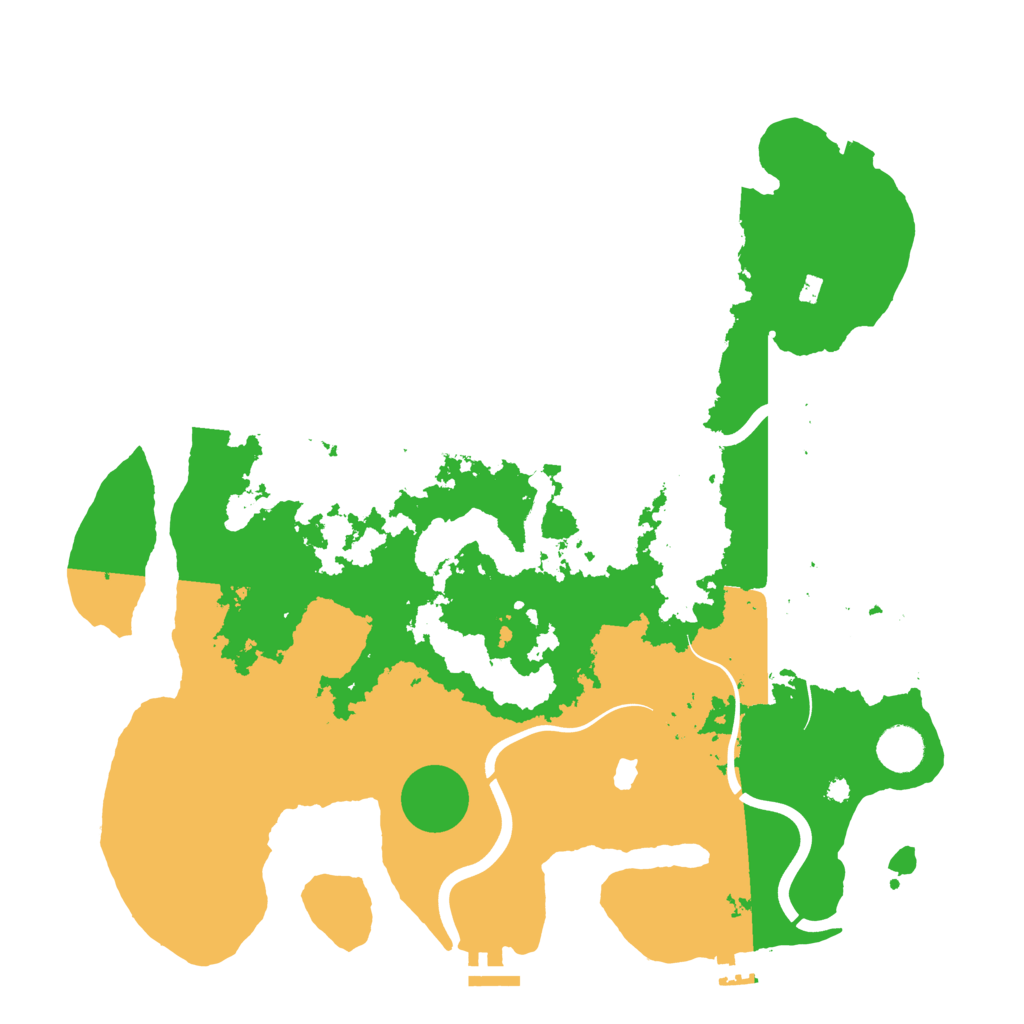 Biome Rust Map: Procedural Map, Size: 4000, Seed: 2016208988