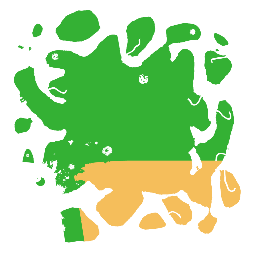 Biome Rust Map: Procedural Map, Size: 4000, Seed: 1250137385