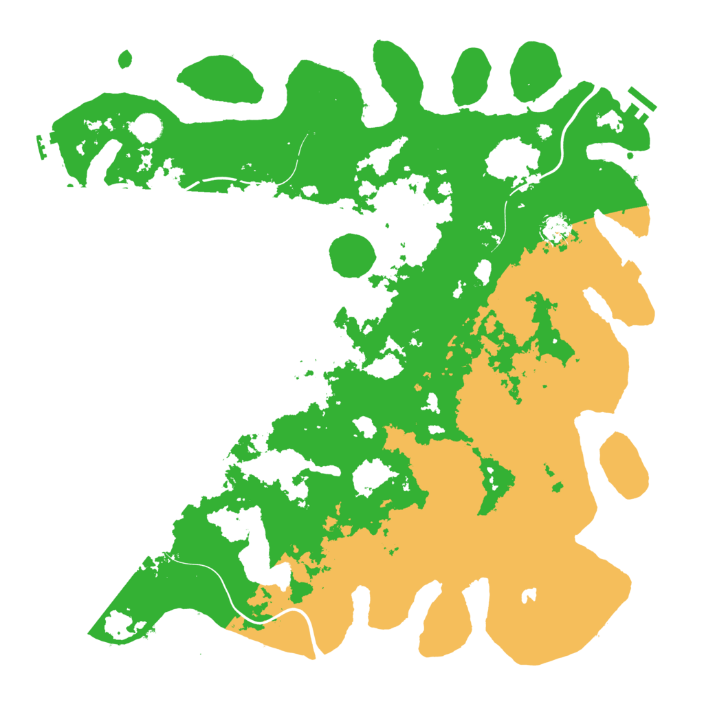 Biome Rust Map: Procedural Map, Size: 4300, Seed: 1155988696