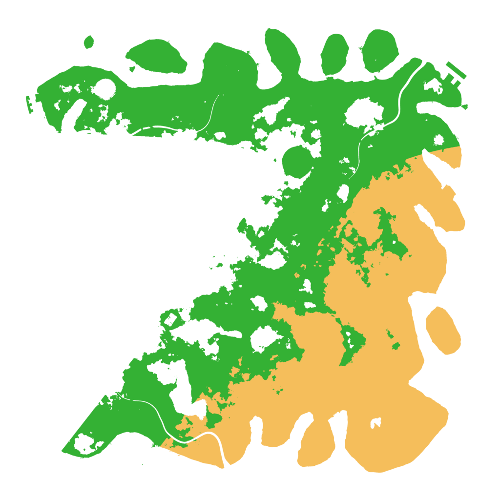 Biome Rust Map: Procedural Map, Size: 4300, Seed: 1155988696