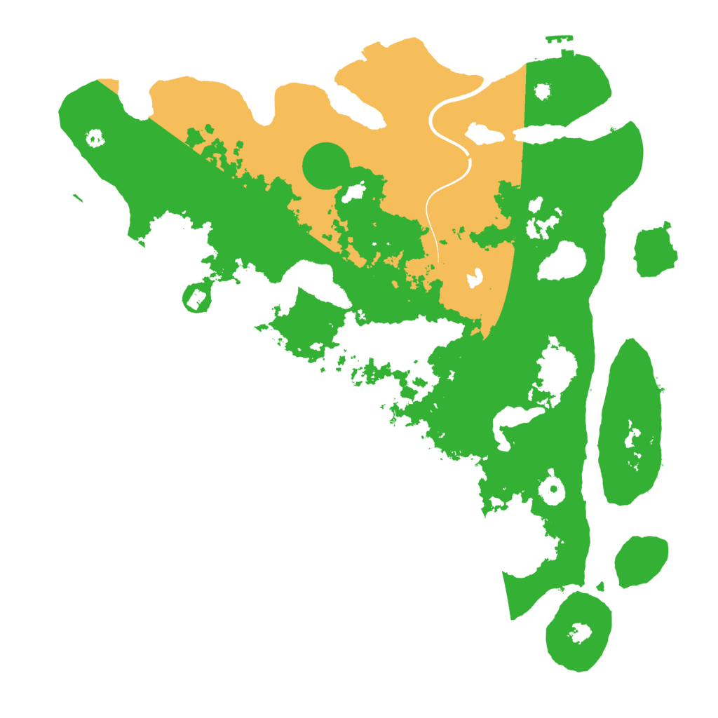 Biome Rust Map: Procedural Map, Size: 4000, Seed: 48966235