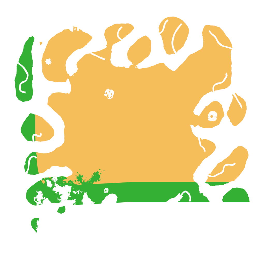 Biome Rust Map: Procedural Map, Size: 4000, Seed: 76553