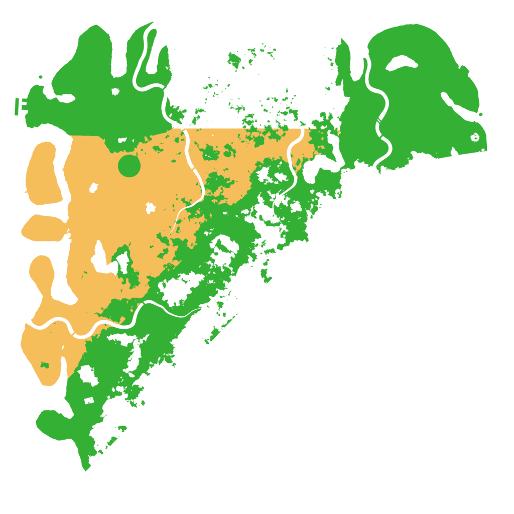 Biome Rust Map: Procedural Map, Size: 6000, Seed: 50600