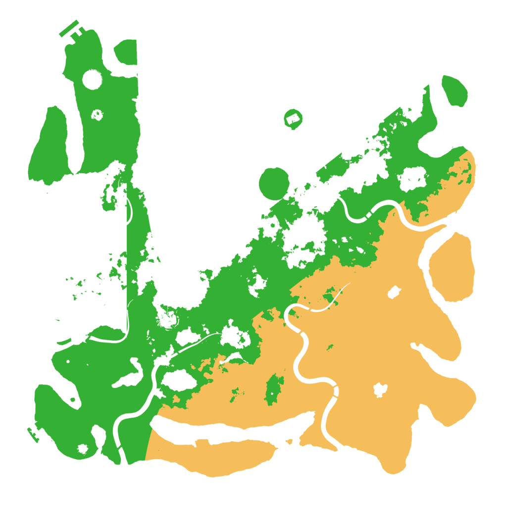 Biome Rust Map: Procedural Map, Size: 4500, Seed: 80232664
