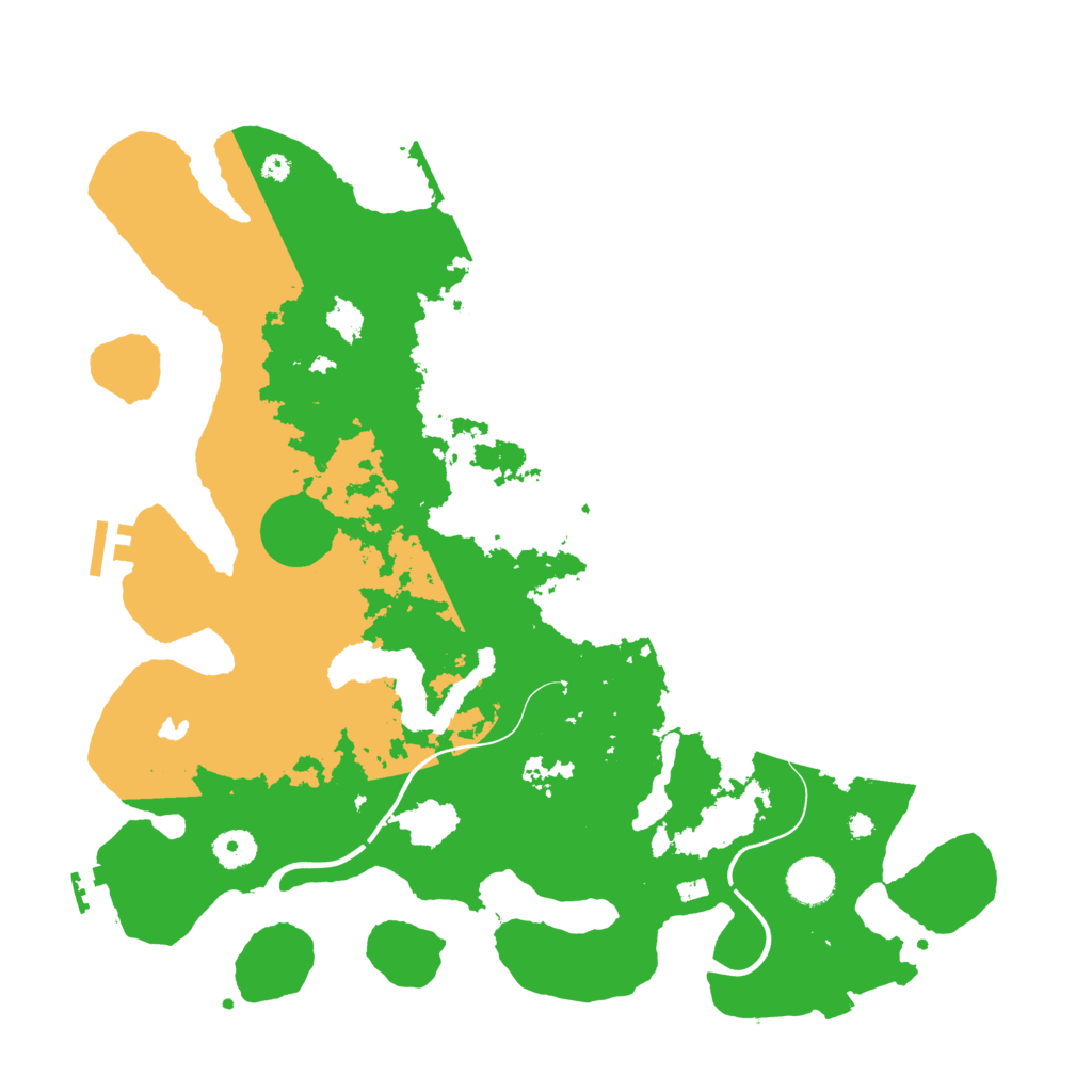 Biome Rust Map: Procedural Map, Size: 4000, Seed: 123571359
