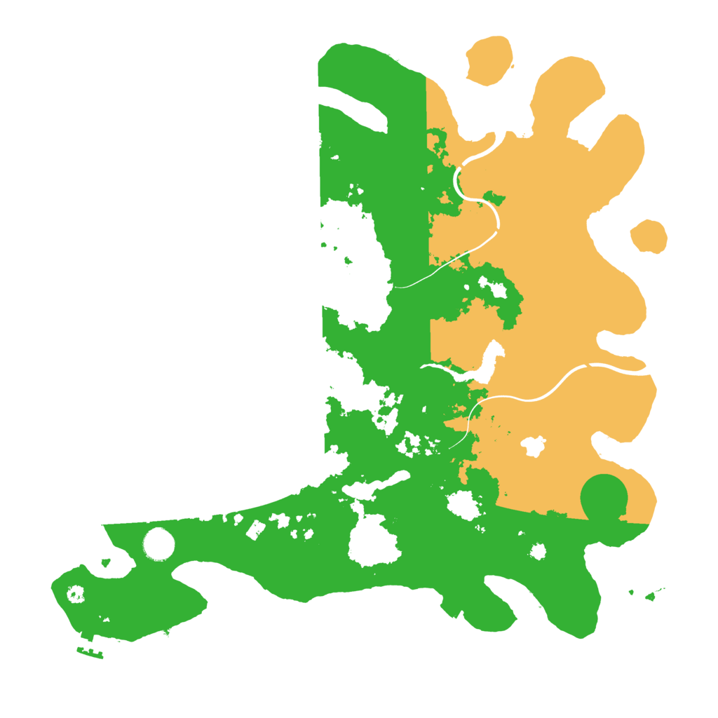 Biome Rust Map: Procedural Map, Size: 4000, Seed: 65954