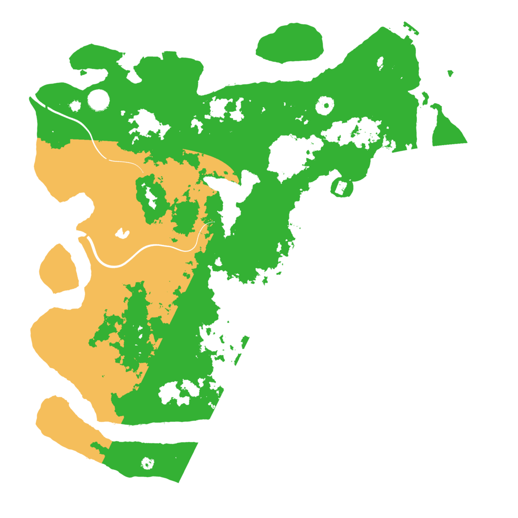 Biome Rust Map: Procedural Map, Size: 4200, Seed: 20124532