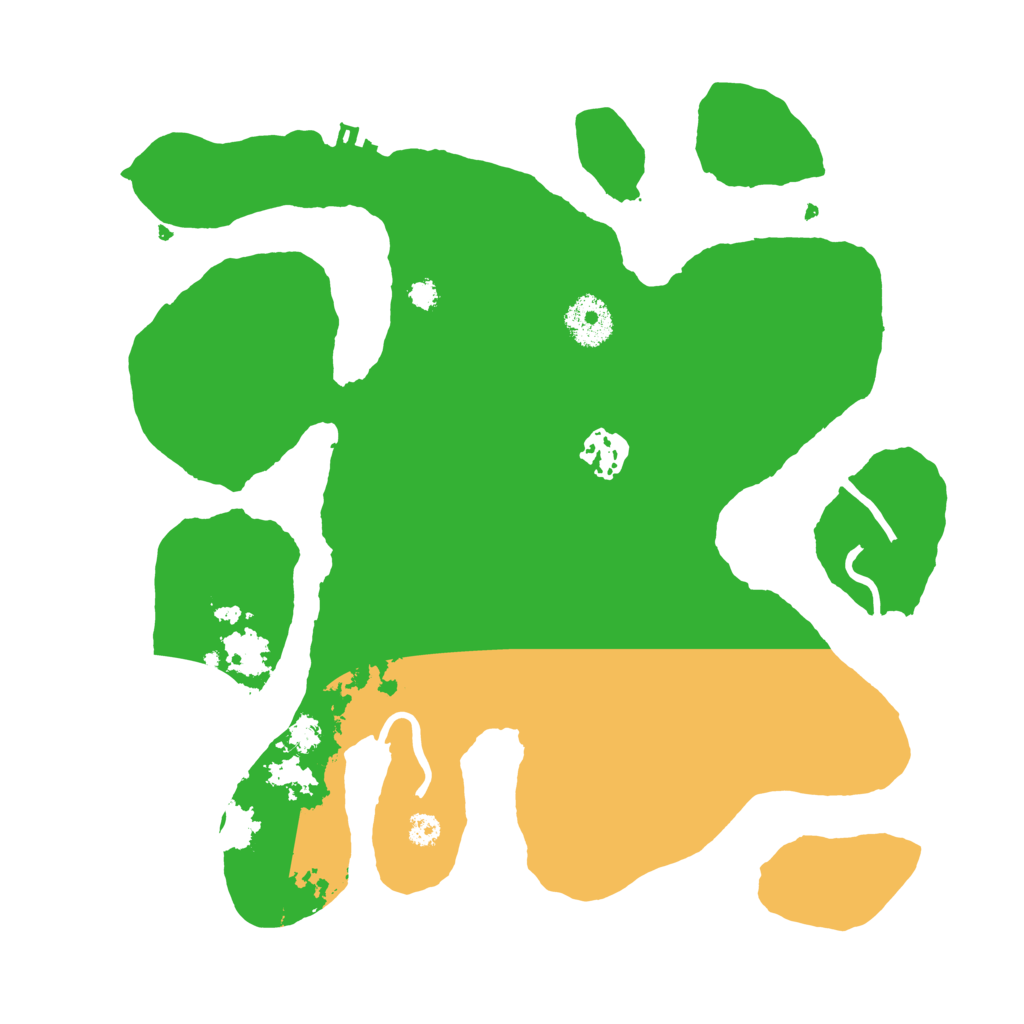 Biome Rust Map: Procedural Map, Size: 3200, Seed: 5242456