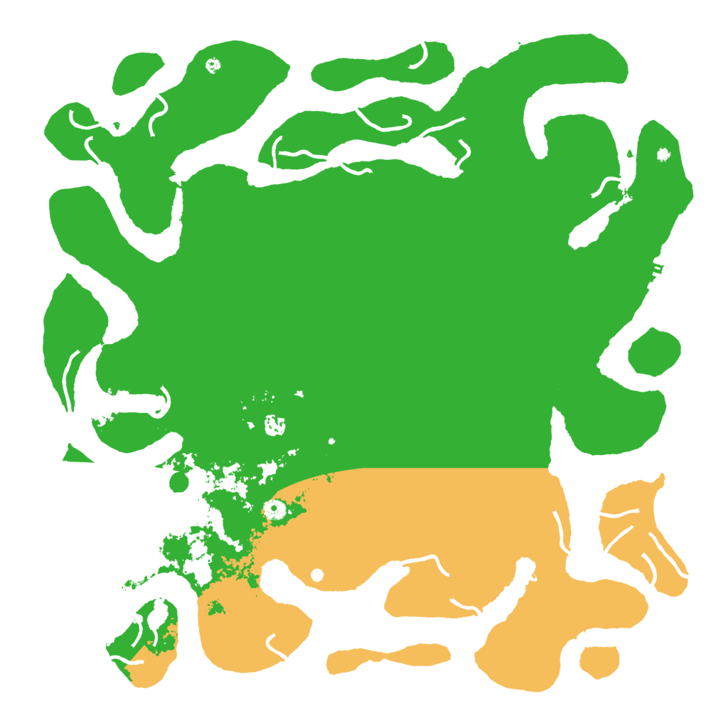 Biome Rust Map: Procedural Map, Size: 5000, Seed: 758652