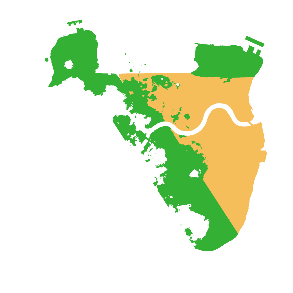 Biome Rust Map: Procedural Map, Size: 3000, Seed: 235656587