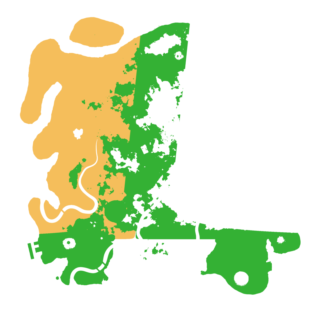 Biome Rust Map: Procedural Map, Size: 4000, Seed: 307180