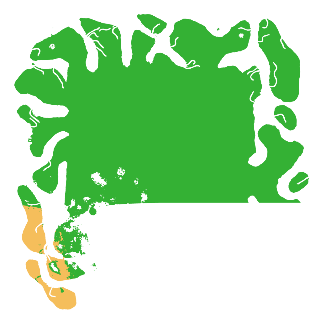 Biome Rust Map: Procedural Map, Size: 6000, Seed: 151563