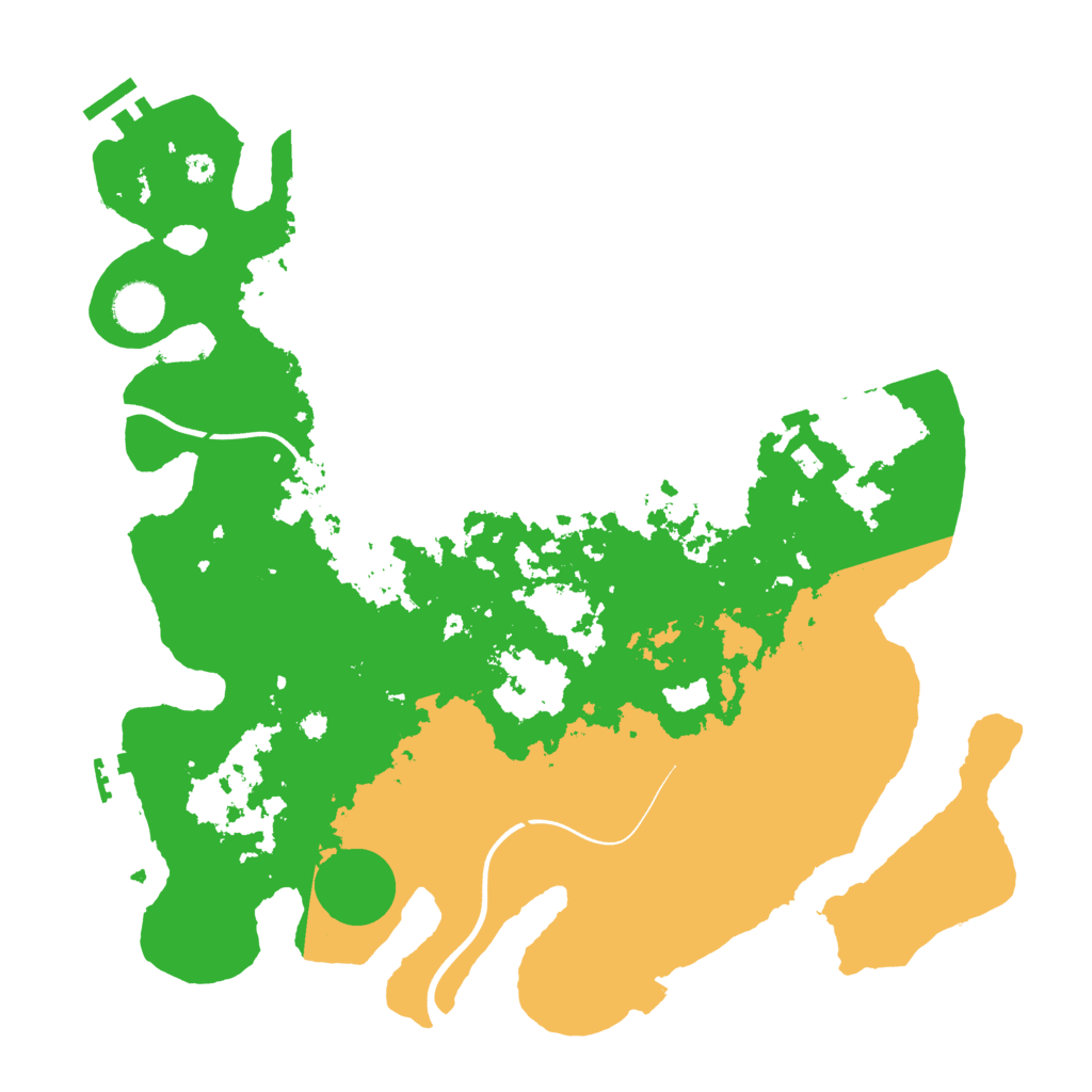 Biome Rust Map: Procedural Map, Size: 3750, Seed: 2094391853