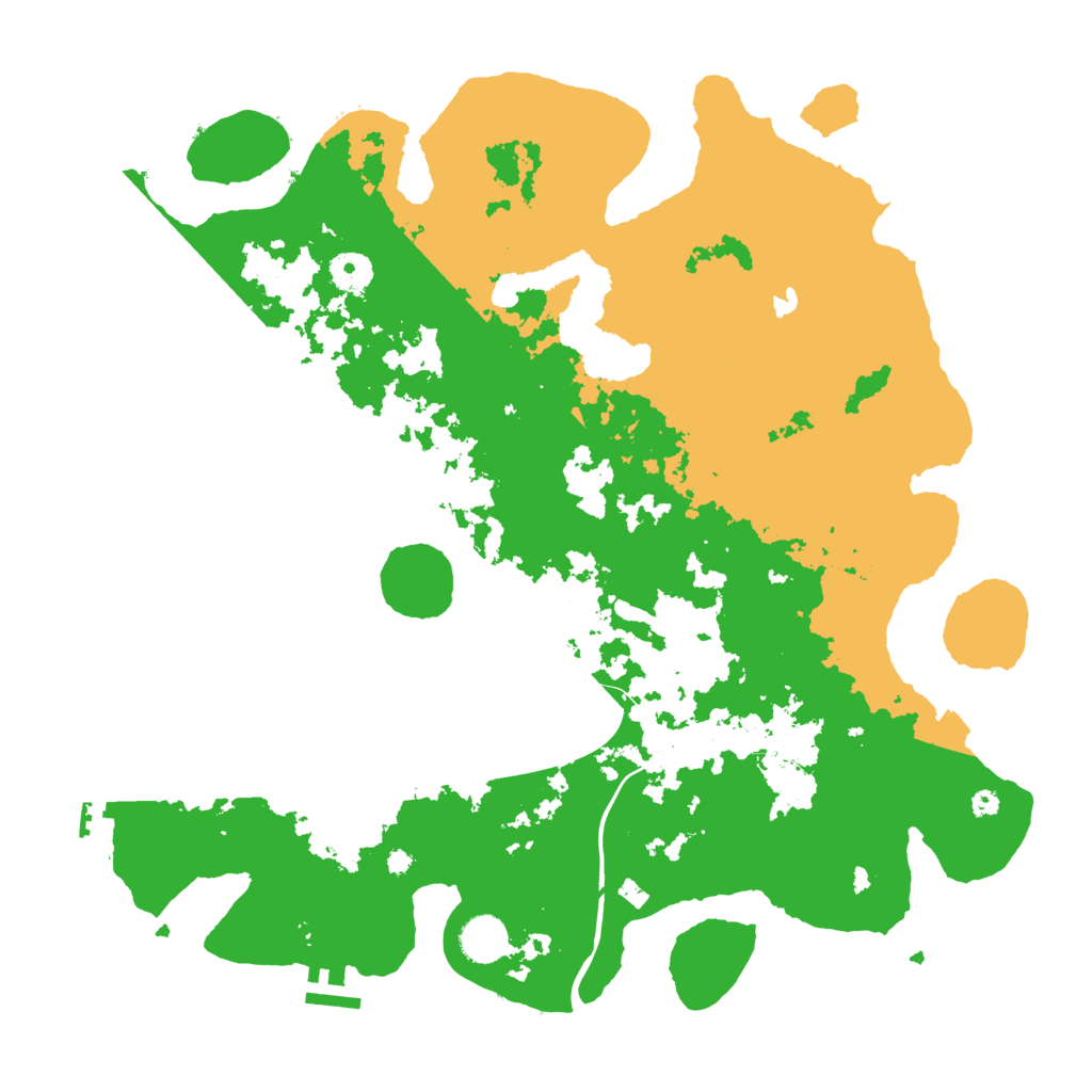 Biome Rust Map: Procedural Map, Size: 4000, Seed: 608289915