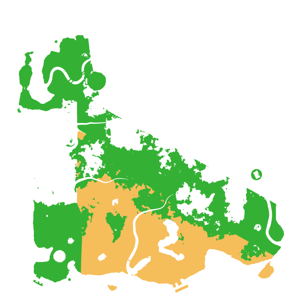 Biome Rust Map: Procedural Map, Size: 4500, Seed: 818498482
