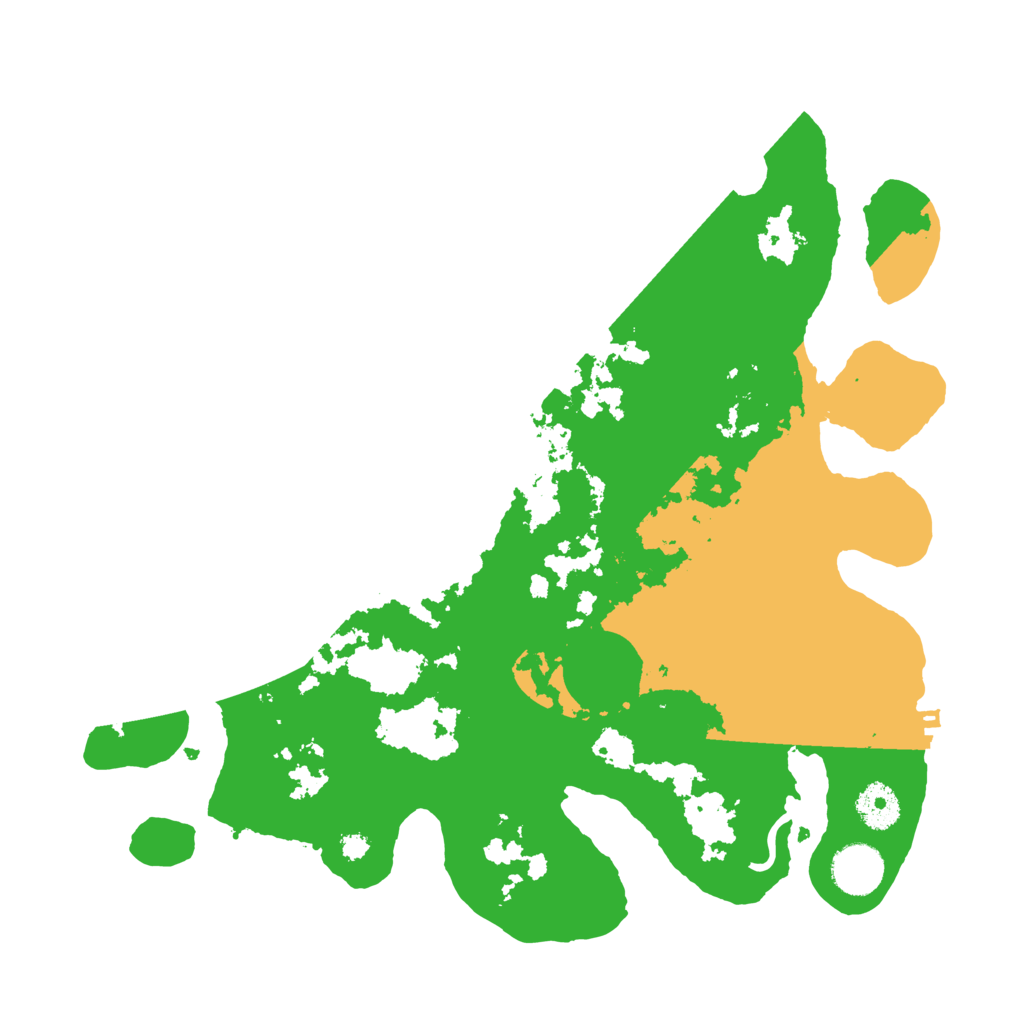 Biome Rust Map: Procedural Map, Size: 3500, Seed: 823195