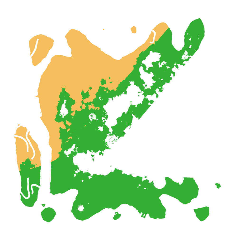 Biome Rust Map: Procedural Map, Size: 3500, Seed: 604113