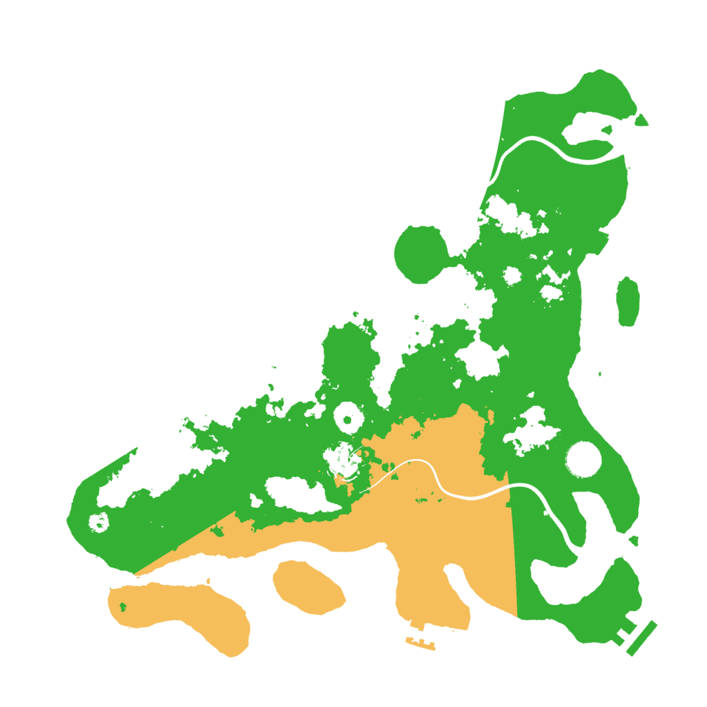 Biome Rust Map: Procedural Map, Size: 3500, Seed: 347028