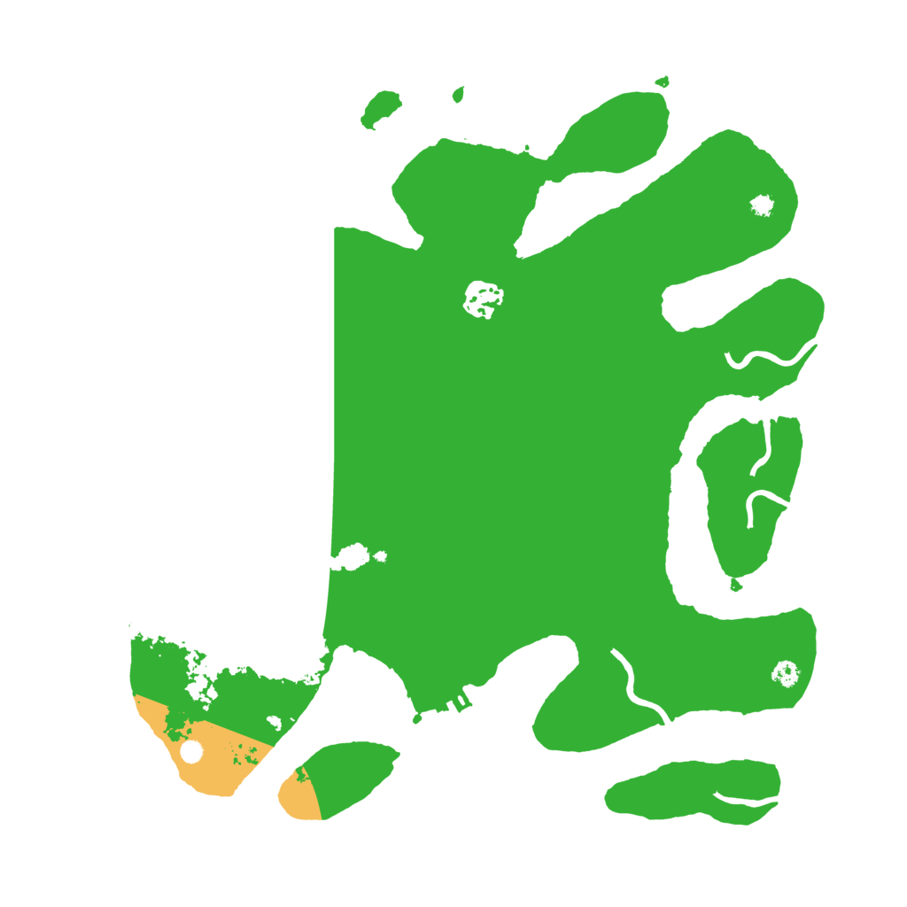 Biome Rust Map: Procedural Map, Size: 3500, Seed: 367862