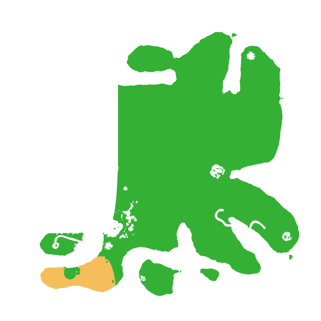 Biome Rust Map: Procedural Map, Size: 3500, Seed: 1987