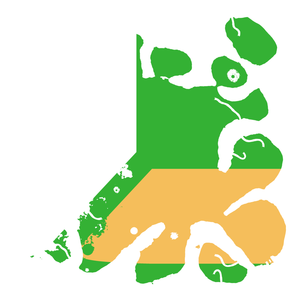 Biome Rust Map: Procedural Map, Size: 3700, Seed: 1616797086