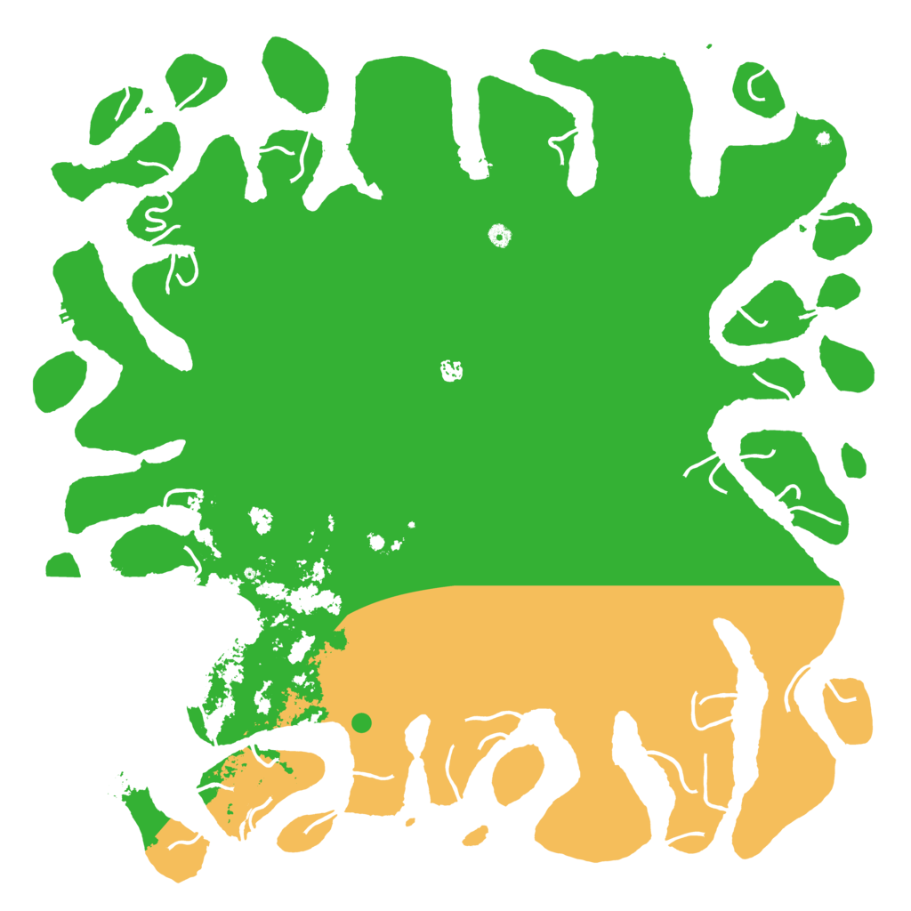 Biome Rust Map: Procedural Map, Size: 6000, Seed: 200000007