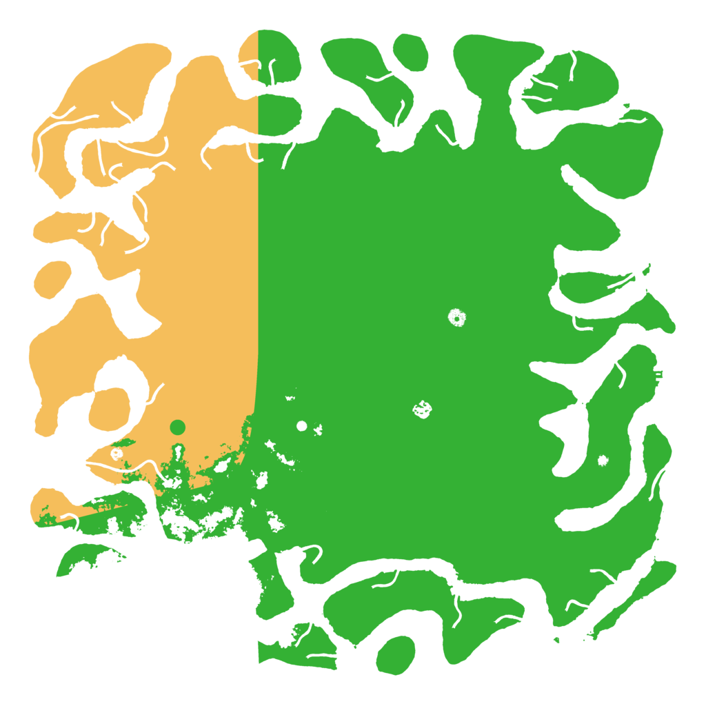 Biome Rust Map: Procedural Map, Size: 6000, Seed: 110985210