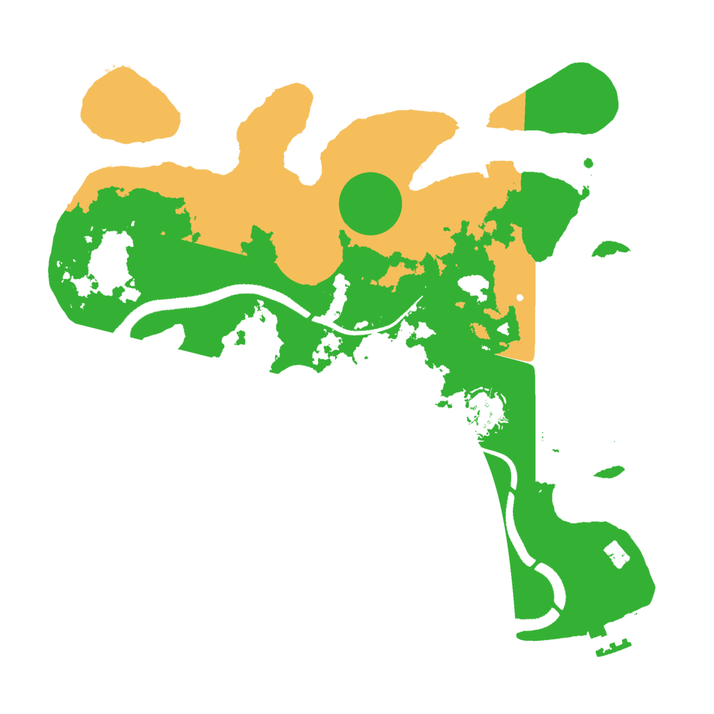 Biome Rust Map: Procedural Map, Size: 3000, Seed: 384131770