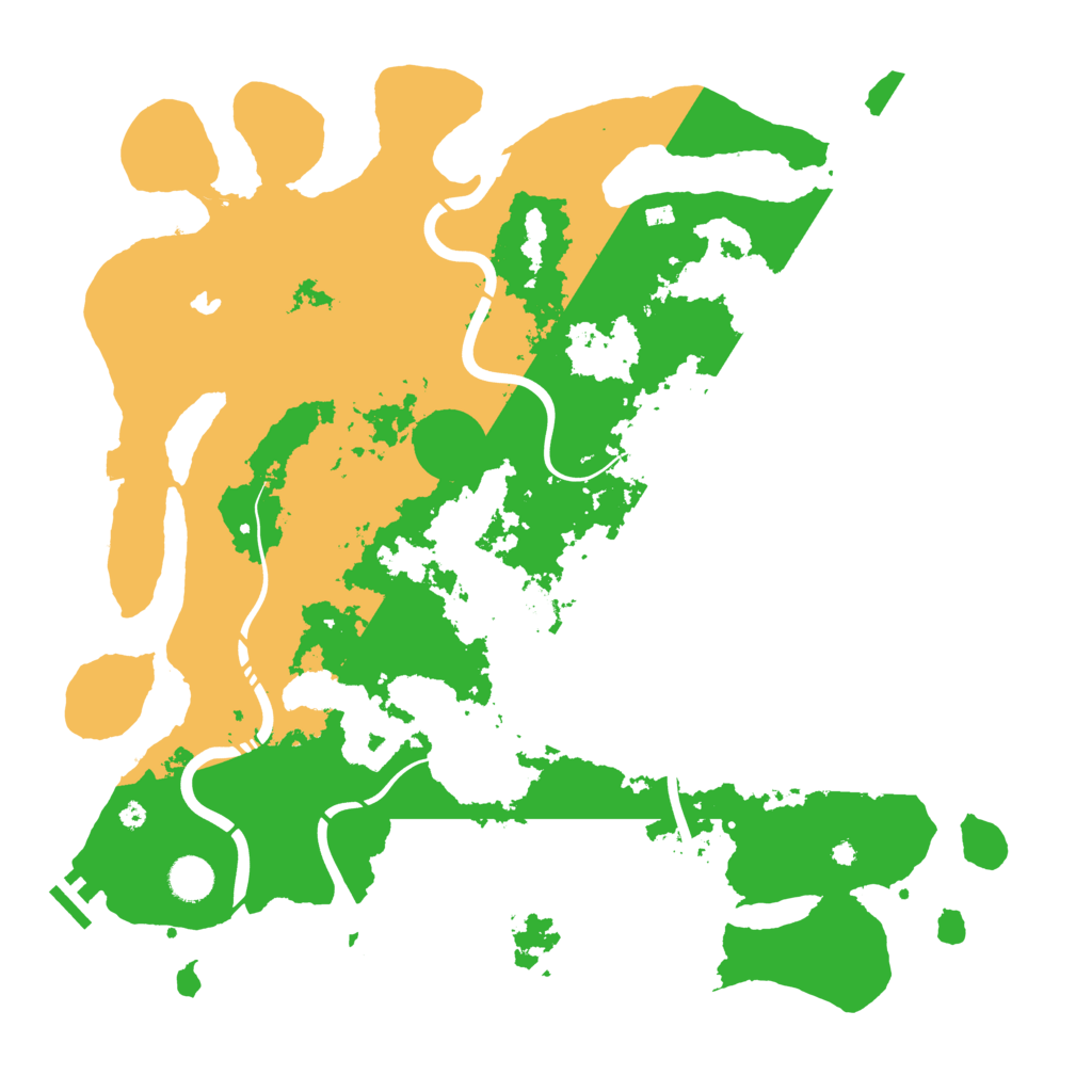 Biome Rust Map: Procedural Map, Size: 4250, Seed: 532518