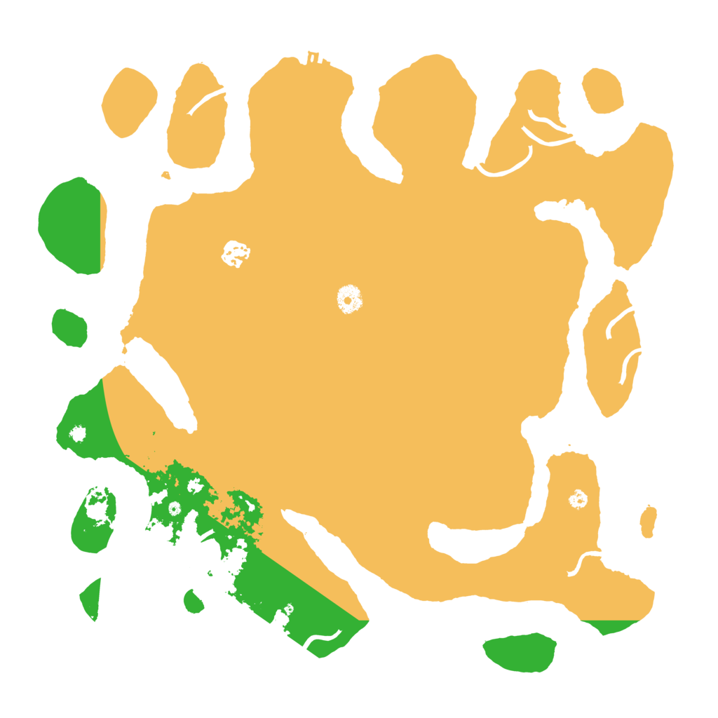 Biome Rust Map: Procedural Map, Size: 4000, Seed: 12545