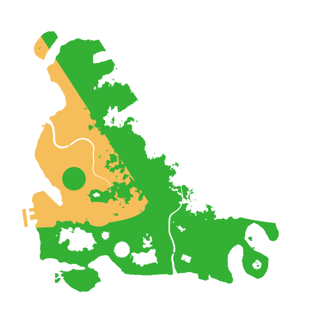 Biome Rust Map: Procedural Map, Size: 3500, Seed: 925786