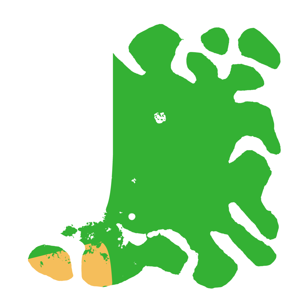 Biome Rust Map: Barren, Size: 4000, Seed: 256178448