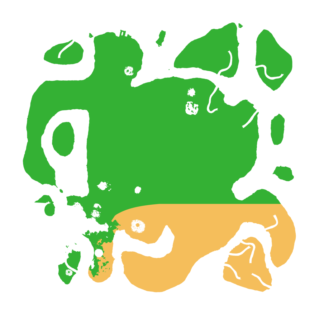 Biome Rust Map: Procedural Map, Size: 3500, Seed: 154809999