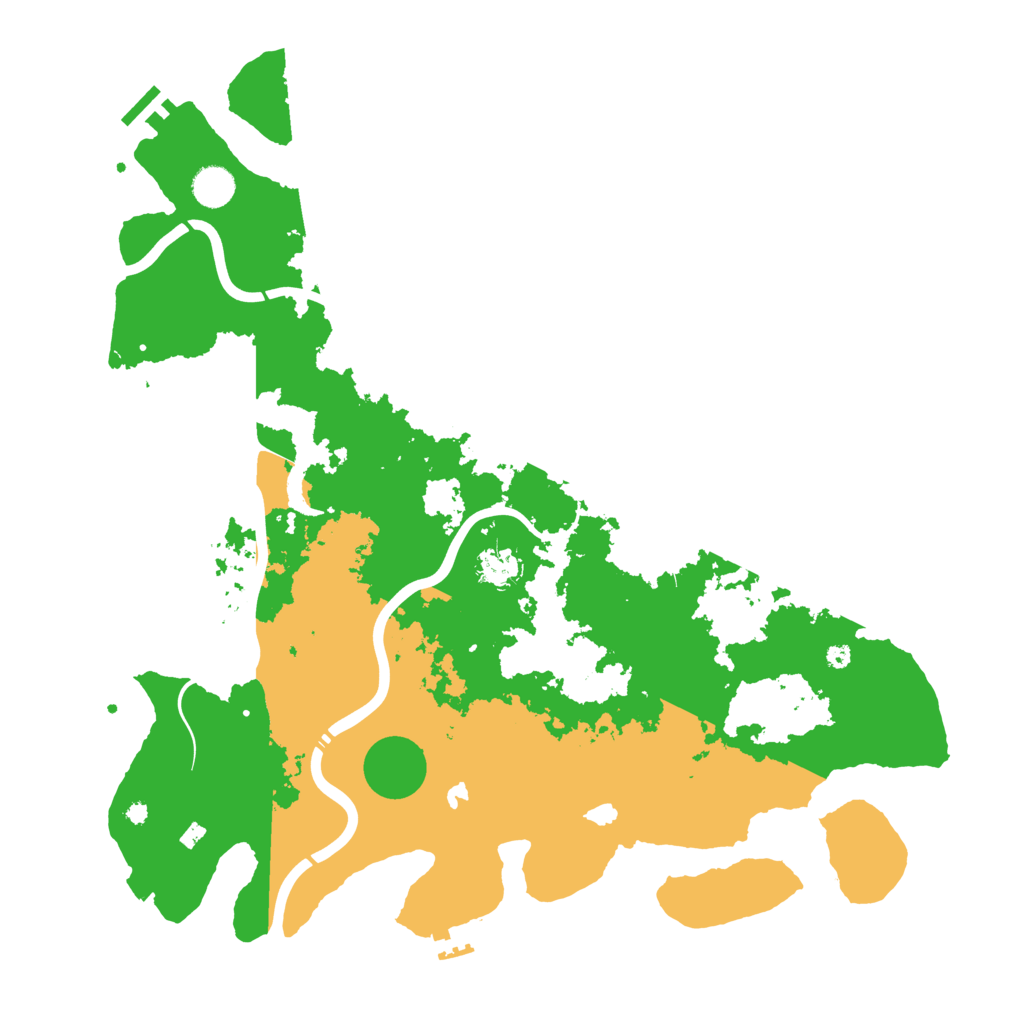Biome Rust Map: Procedural Map, Size: 4300, Seed: 777